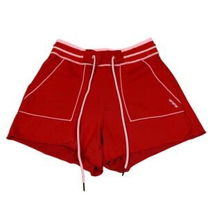 Wknd Nation Womens Size XS Red Pull On Lounge Shorts